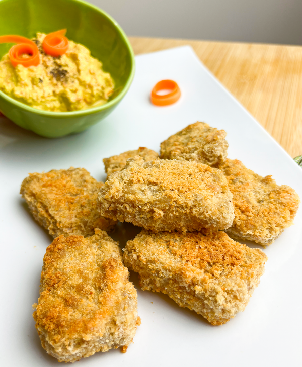 Altro Nuggets con pesto di bucce di carote