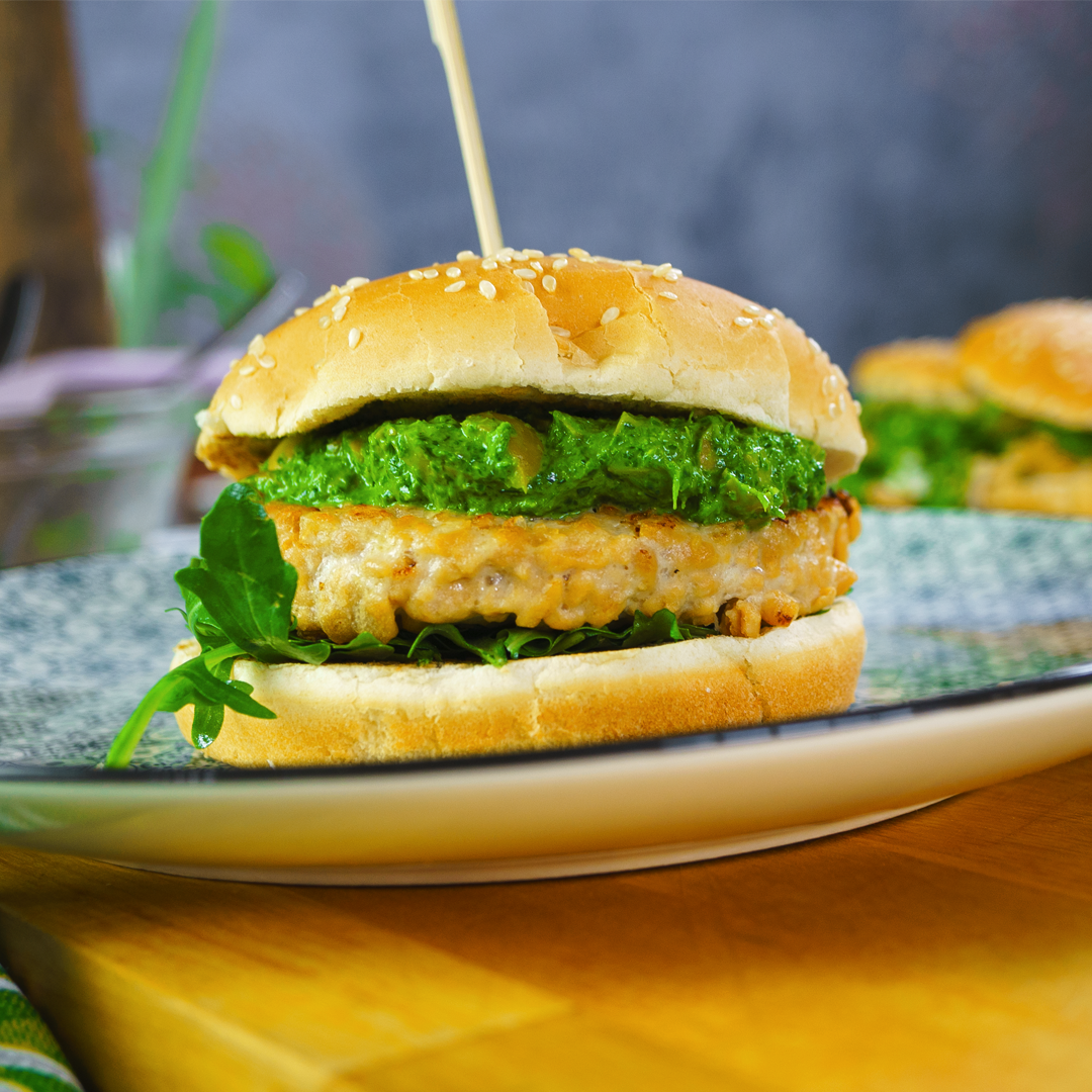 Burger vegetale gusto pollo